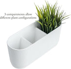 MyGift 11 Inch Ceramic Herb Planter - Image 4