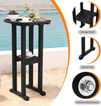Sundale Outdoor 39 Inches Height Adirondack Bar Table, Patio HDPE Pub Height - Image 4