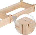 Yaheetech 8×2ft Wooden Horticulture Raised Garden Bed Divisible Elevated - Image 9