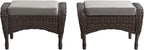 Belord Outdoor Ottomans for Patio Foot Rest by Belord