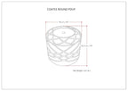 SIMPLIHOME Coates Round Pouf - Image 2