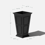 Veradek Fairmont Tall Plastic Planter - Image 3