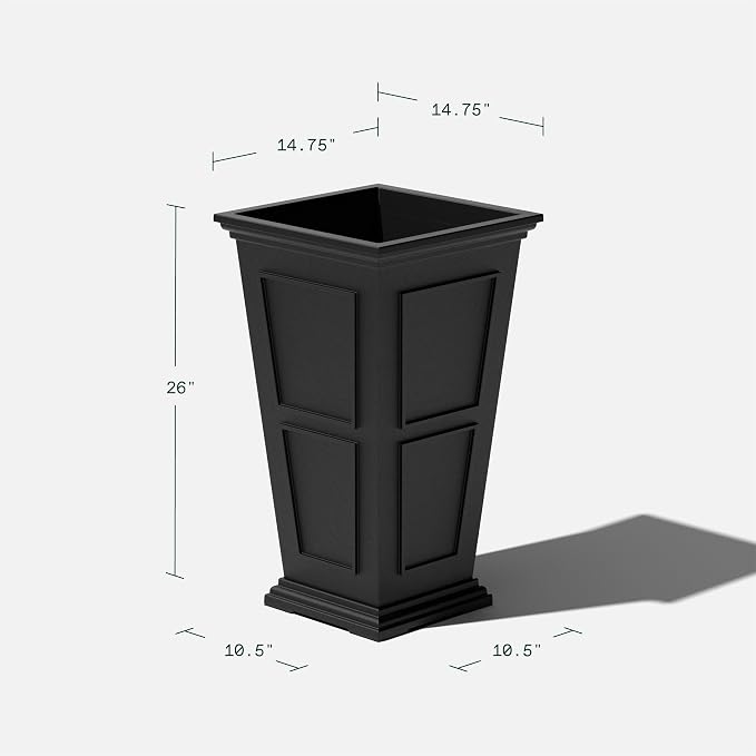 Veradek Fairmont Tall Plastic Planter - Image 3