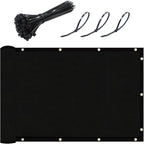 UPGRADE Privacy Fence Screen 6'x10' Black Outdoor 90% Visibility Blockage 170 by UPGRADE