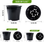 Oubest 30Pack Nursery Pots Plastic - Image 2