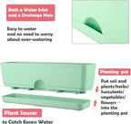 6 Pack Rectangle Planter 16x4.4 Inch Window Boxes Planters Rectangular Large - Image 4