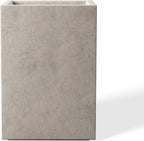 Kante 12.6" H Tall Rectangular Concrete Planters, Outdoor Indoor Lightweight by Kante