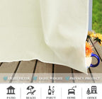 RYB HOME Sheer Curtains Outdoor - Image 2