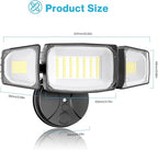 Olafus 80W Flood Lights Outdoor 2 Pack, Switch Controlled LED Security Lights - Image 8