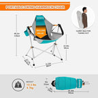KingCamp Hammock Camping Chair, Swinging Portable Folding Camp Chairs - Image 3