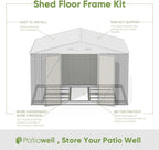 Patiowell 10 x 8 FT Outdoor Storage Shed - Image 3