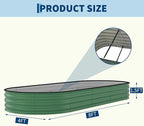 Garvee Galvanized Raised Garden Bed Outdoor, Rust-Resistant Raised Garden Beds - Image 2