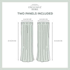 Exclusive Home Canopy Stripe Indoor/Outdoor Grommet Top Curtain Panel, Sunbath - Image 6