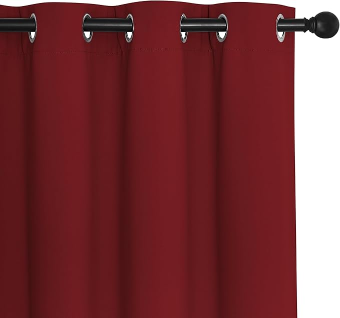 NICETOWN Blackout Sliding Glass Door Curtains, Room Darkening Thermal Insulated - Image 7