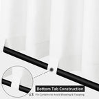 Easy-Going Linen Look Outdoor Curtains Waterproof Windproof Porch Curtains - Image 4