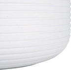 SAFAVIEH Outdoor Collection Nardo White Cement Ficonstone Planter Pot - Image 6