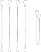 RIFNY 20 Inch Silver Chain for Hanging Plants, Small Plant Chains for Hanging by RIFNY
