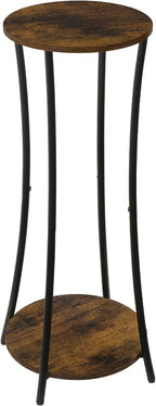 YINMIT Plant Stand Indoor, 2 Tier Round Potted Holder Rack, Flower Pot Stand - Image 9