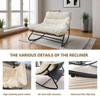 Patio Outdoor Rocking Chair, Oversized Papasan Rocking Chair - Image 6