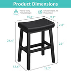 24 Inch Bar Stools for Kitchen Island, Kitchen Chairs Counter Height Stools - Image 3