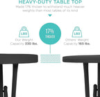 Best Choice Products 32in Bar Height Folding Table, Round Indoor Outdoor - Image 3