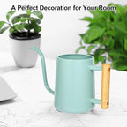 Watering Can Indoor Plants, 35 oz/1000 ml Metal Stainless Steel Watering Can Pot - Image 3