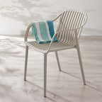 Modern Stackable Outdoor & Indoor Plastic Dining Chairs Set, Outdoor Breathable - Image 6