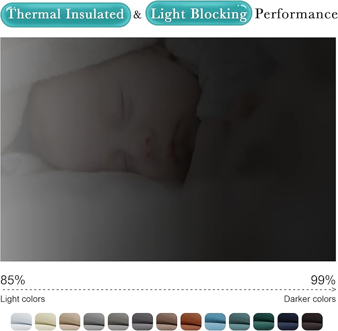 NICETOWN White Outdoor Curtain for Patio, Waterproof Fabric for Bathroom - Image 3