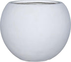 13.5 H x 17" Dia Round Fiberstone Planter by Panlaolao