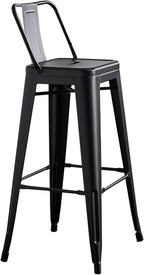AC Pacific 30” Metal Barstool Set of 2 – Country Rustic Style - Image 4