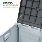 VINGLI 75 Gallon Collapsible Outdoor Storage Box, Simple-to-assemble Plastic - Image 7