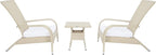 SAFAVIEH Outdoor Patio Furniture Collection Edna 3-Piece Lounge Set - Image 3