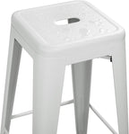 Yaheetech 30 Inch Metal Bar Stools Set of 4, Bar Height Backless Bartools - Image 7