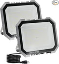 2 Pack LED Flood Lights Outdoor, 200W 20000LM Super Bright Floodlight Outside by LEDDICTIVE