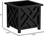 Lattice Design Outdoor Planter Box - Image 8