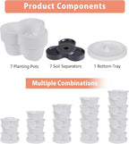 VECELO 7 Tier Vertical Garden Planter, Self Watering Stackable Planters - Image 7