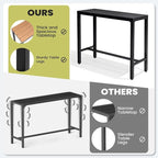 Crestlive Products Outdoor Bar Table and Chairs Set, 3 Piece Outside Patio Bar - Image 5
