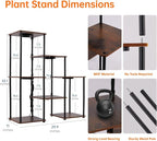 Bstrip Plant Stand Indoor with Grow Light, 7 Tier Flower Stand with Plant Light - Image 6