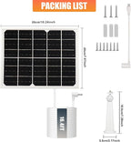 Solar Panel for Security Camera 2 in 1 Port 10W Ring Camera Solar Charger - Image 7