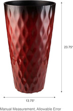 Glitzhome 23.75" H Tall Outdoor Planter, - Image 2