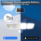 Energetic Solar Outdoor Lights, 1800LM 192 LED Security Motion Sensor Outdoor - Image 5