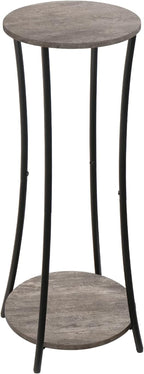 YINMIT Plant Stand Indoor, 2 Tier Round Potted Holder Rack, Flower Pot Stand - Image 9