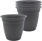 The HC Companies 6 Inch Eclipse Round Planter Pots by TheHCCompanies