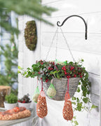 Mkono 8 Inch Plant Hangers Hanging Plant Bracket Wall Post Hooks Indoor Outdoor - Image 2