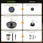 XMCOSY+ Solar Pathway Lights Outdoor, 6 Pack Solar Powered Garden Lights - Image 6