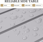 Crestlive Products Aluminum Outdoor Side Table, Rectangular End Table, Easy - Image 6