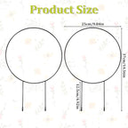 2 Pcs Trellis for Climbing Plants Indoor 14.5" Hoya Trellis Set Small Plant - Image 2