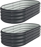 Galvanized Metal Raised Garden Bed Kit - Image 8