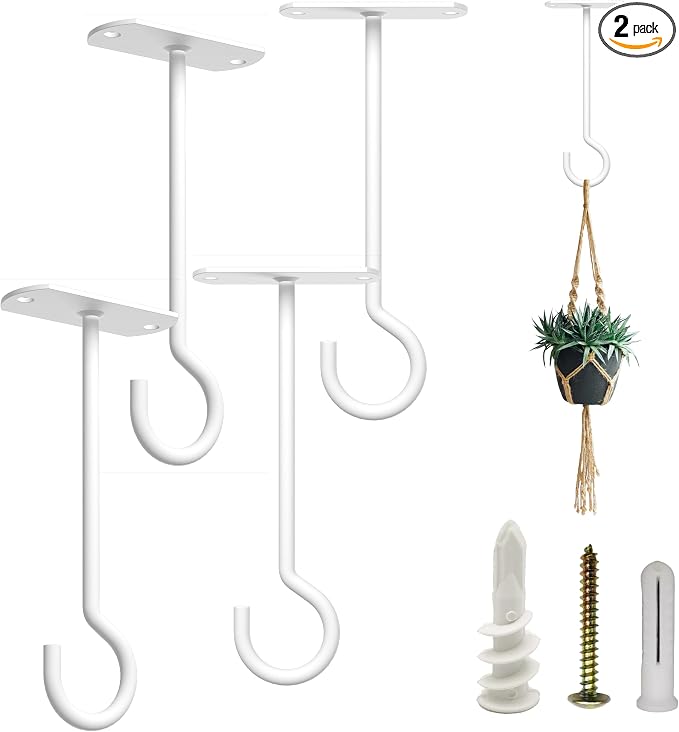 NACETURE Ceiling Hooks Heavy Duty 2 Pack by NACETURE