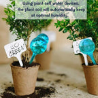 Plant Watering Stakes, Large 12pcs Flower Automatic Watering Bulbs, Plastic - Image 2